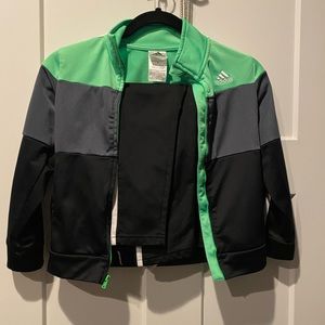 Boys adidas track suit. EUC